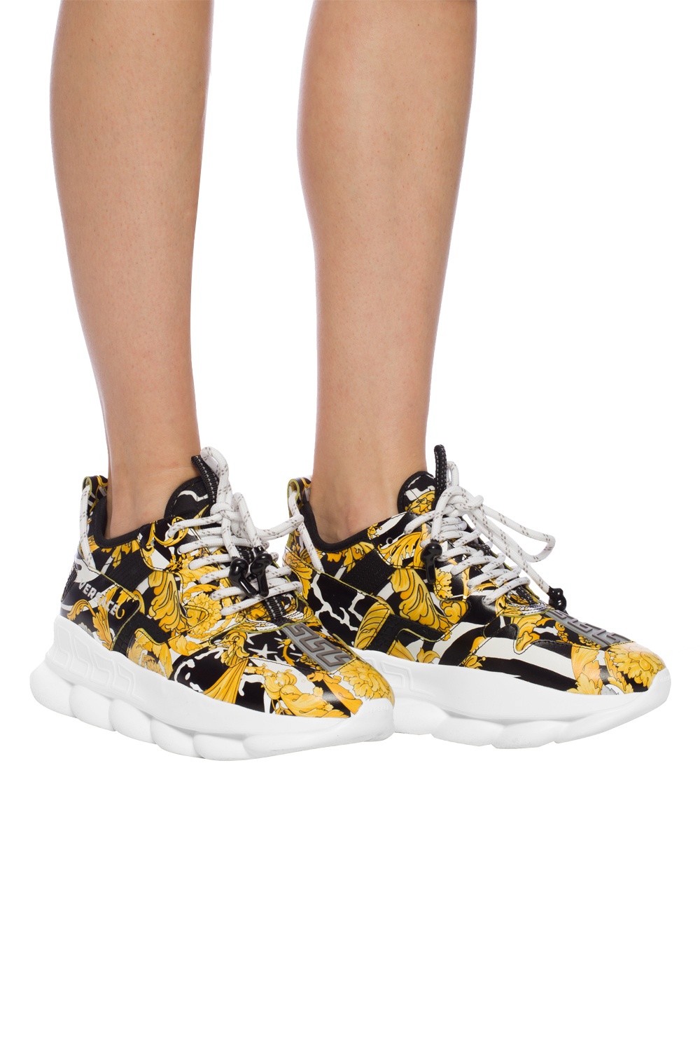 Versace chain reaction sneakers sale for sale